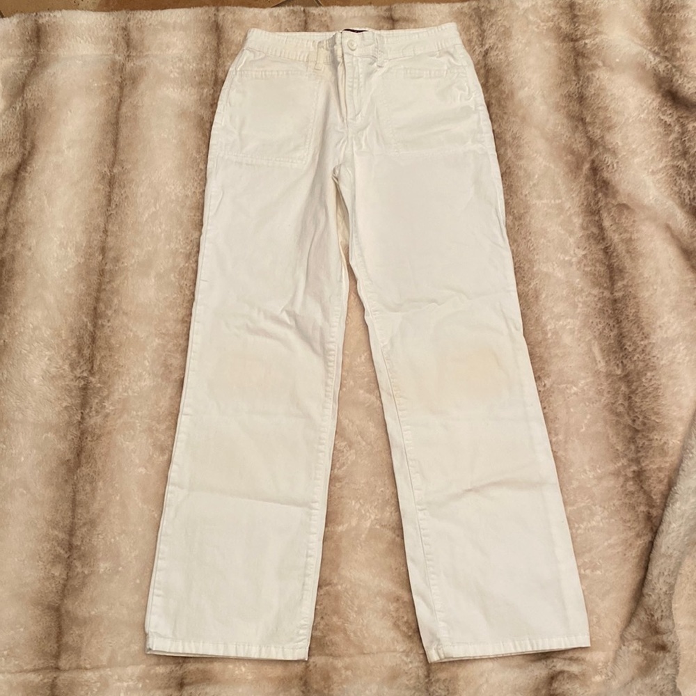 Gloria Vanderbilt White Wide Leg Pants